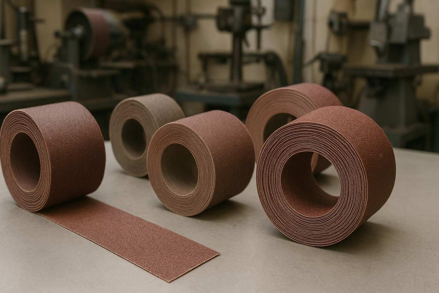 Aloxide Cloth Roll in India | Best Aluminium Oxide Abrasive Roll img
