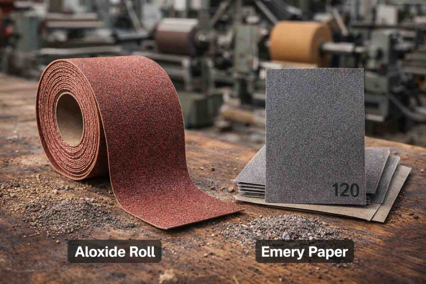Aloxide Roll vs Emery Paper – Which Is Better for Metal Polishing in India? img