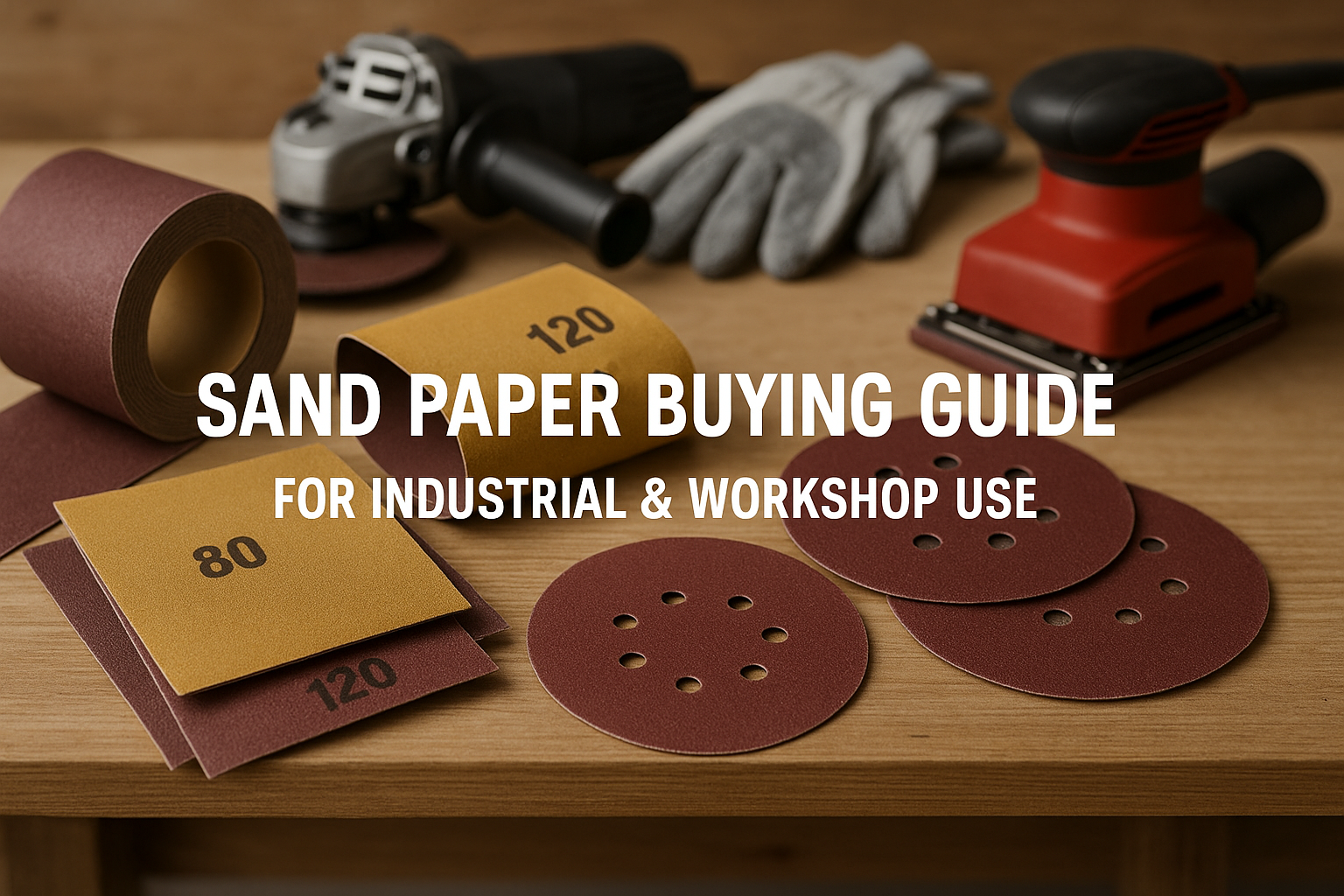 Sand Paper Buying Guide for Industrial & Workshop Use | Emery Paper Roll, Sandpaper Sheets & Abrasives Supplier in India img